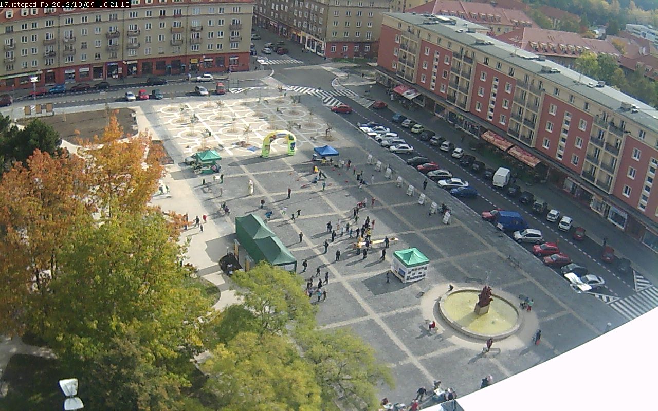Oprava náměstí 17. listopadu v Příbrami