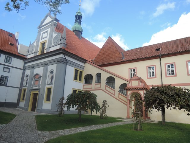 Oprava kláštera v Českém Krumlově