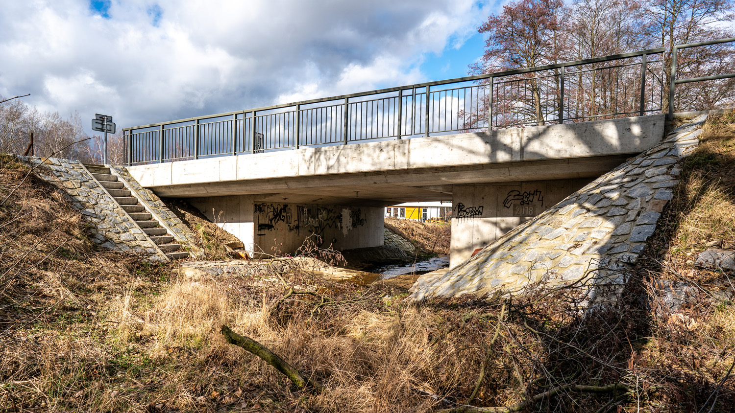 II/125 Vlašim, most přes potok za městem Vlašim