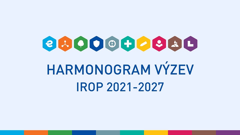 Zveřejnění předpokládaných dat vyhlášení výzev IROP v roce 2023